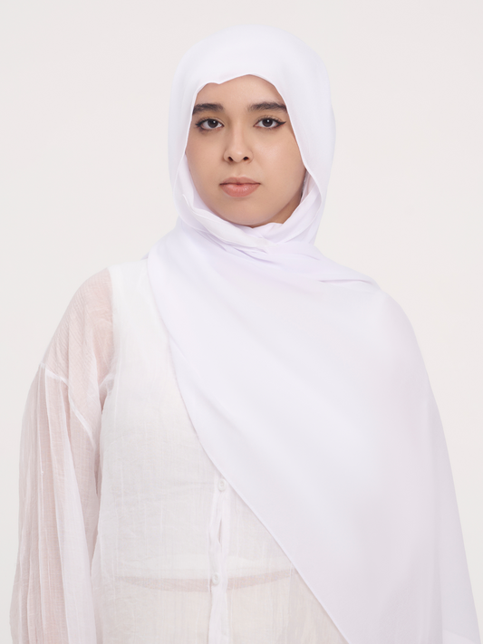 Hijab instantané - Blanc