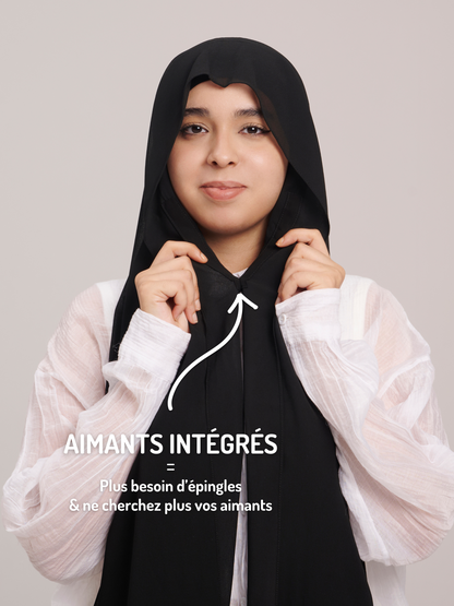 Hijab instantané - Noir